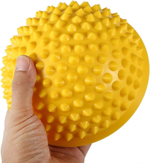 Spiky Half Round Massage Ball for Yoga and Fitness