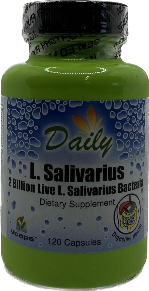 Daily Manufacturing L-Salivarius Probiotic, 120 Delayed-Release Capsules