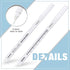 8 Pieces Microblading Marker Pen with Paper Ruler, Skin Marker for Eyebrow Permanent Makeup Positioning