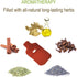 Relaxso Hotties Bottle Body Healing Warmer, Natural Bamboo Pomegrante