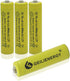 GEILIENERGY NiCd AA 600mAh 1.2V Rechargeable Batteries, 4 Pack for Solar Lamps