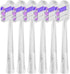 Laifen Cushioned Toothbrush Heads, 6 Count Replacement for Adults, Compatible with Wave Electric Toothbrush
