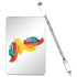 Makeup Mixing Palette, Stainless Steel Foundation Palette with Spatula for Professional Cosmetic Mixing