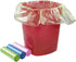 Hommp 8 60 Counts/ 3 Gallon Medium Trash Bags, Kitchen Garbage Bag, Rolls