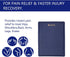 Large Gel Ice Pack 2 Pack for Injuries, Reusable Flexible Hot Cold Therapy Pad for Pain Relief