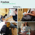 Freshee 5 in 1 Disposable Mini Toothbrush with Toothpaste, Floss, Pick, Tongue Scraper, Travel Size, Mint