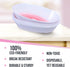 Silver Spoons MINI DESSERT BOWLS, Oval Dessert Plates, Lava Collection, Pink Mist, 6 PC