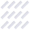 Kenz Laurenz Soft and Stretchy Elastic Cotton Headbands, Pack of 12, White