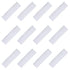 Kenz Laurenz Soft and Stretchy Elastic Cotton Headbands, Pack of 12, White