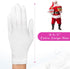 Paxcoo 12 Pairs XL White Cotton Gloves - Dry Hand Moisturizing Cosmetic Eczema Hand Spa and Jewelry Inspection
