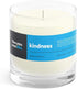 Kindness Inspirational 8oz Highly-Scented Soy Candle, Made in USA with Pure Essential Oils, Bergamot & Eucalyptus
