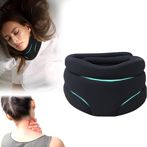 longjunjunfashion Cervicorrect Neck Brace, Cervical Support for Snoring, Neck Pain Relief, Soft Foam,
