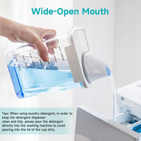 Tokokimo Laundry Detergent Dispenser - Powder & Scent Booster Beads Organizer for Laundry Room