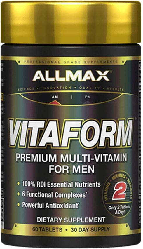 ALLMAX Nutrition Vitaform Multi-Vitamin for Men, 60 Tablets (Pack of 1)