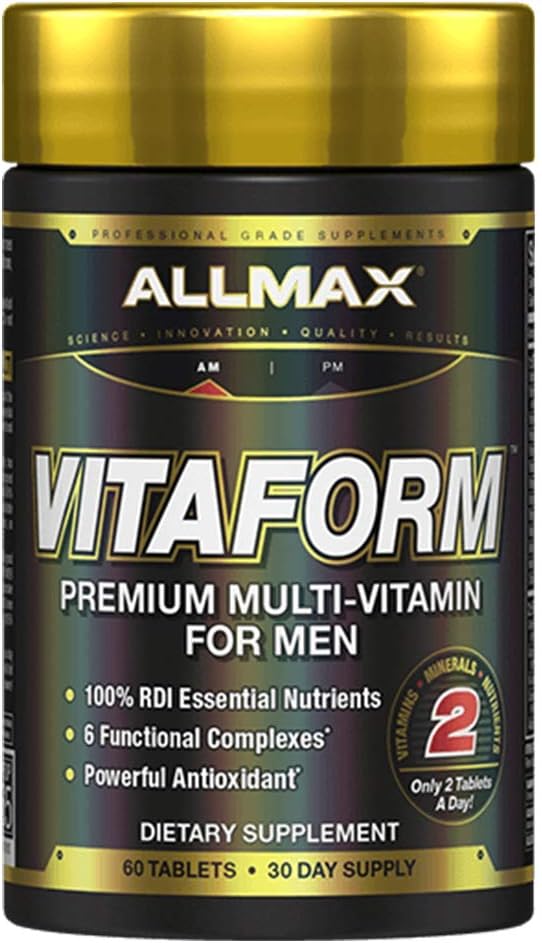 ALLMAX Nutrition Vitaform Multi-Vitamin for Men, 60 Tablets (Pack of 1)