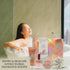 Spa Gift for Women, 4 Pcs Relaxation Set with Body Lotion, Body Spray, Bath Salts & Puff - Self Care Gifts by Draizee