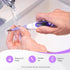 Easy@Home Digital Basal Thermometer with Large Backlight LCD Display, High Precision & Memory Recall (Purple)