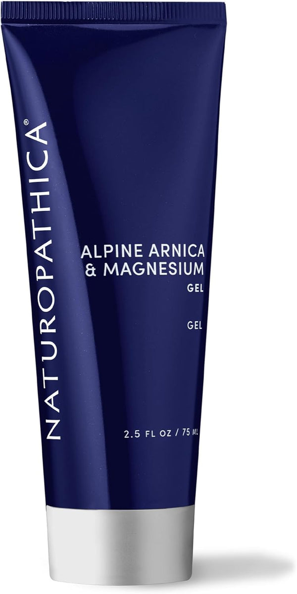 Naturopathica Alpine Arnica & Magnesium Gel, Cooling Massage Gel for Sore Muscle Relief, 2.5 fl oz