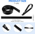 Squeegee Rubber Replacement, 41inch/roll Squeegee Blade Silicone Window Rubber Squeegee Replacement Blades Black Squeegee Scrubber Squeegee Refill Blades Head for Windows, Shower Doors, Glass Cleaning