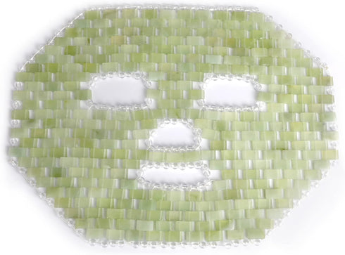 Jade Mask - 100% Natural Stone Jade Sleep Mask for Skincare and Massage Tools