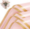 20 Sheets Pink Flower Wrapping Paper - Waterproof Floral Bouquet Packaging for DIY Crafts, Wedding Birthday Gift