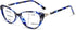 MARE AZZURO Progressive Blue Light Blocking Reading Glasses, Multifocus Readers 0-4.0 (Blue, 250)