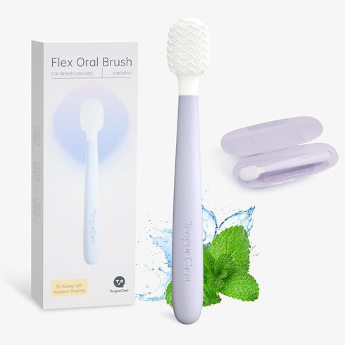 Kids Tongue Scraper, Infant & Newborn Oral Cleaner, Toddler Toothbrush for Mouth and Gum Cleaning