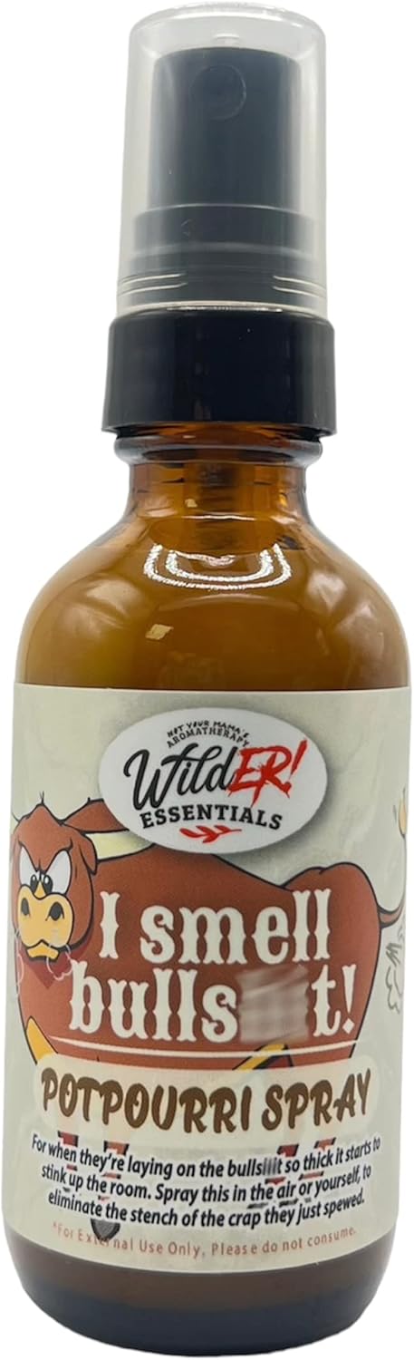 WildER Essentials - I Smell Bull - Essential Oil Air Freshener Spray | Made in the USA with Organic Witch Hazel