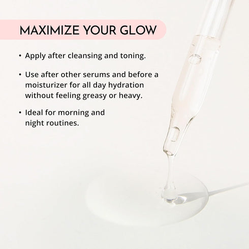 MAELOVE Hydrator Hyaluronic Acid Serum - Lightweight & Non Greasy Formula for Ultimate Hydration