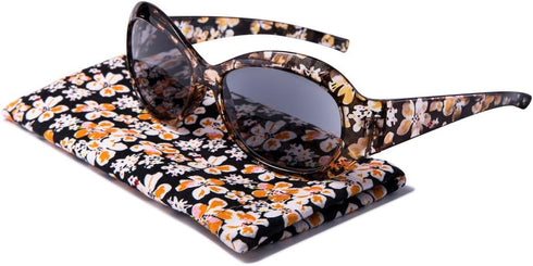 EYEGUARD Outdoor Reading Sunglasses, Elegant Womens Readers with Beautiful Patterns