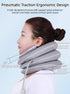 KUMUROETA Neck Stretcher with Neck Brace,Adjustable Cervical Traction Device,Inflatable Cervical Traction Device