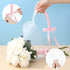 Jaloro 12 Packaging Pcs Flower Bouquet Bags Large Clear Gift Bag with Handle and Ribbon Transparent Flower Bags