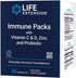 Life Extension Immune Packs - Vitamin C & D, Zinc, Probiotic - 30 Packs