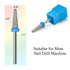 Tungsten Carbide Nail Drill Bits, 3/32'' Efile Electric Cuticle Bits, Two Way Manicure Polishing Art Remove Acrylic