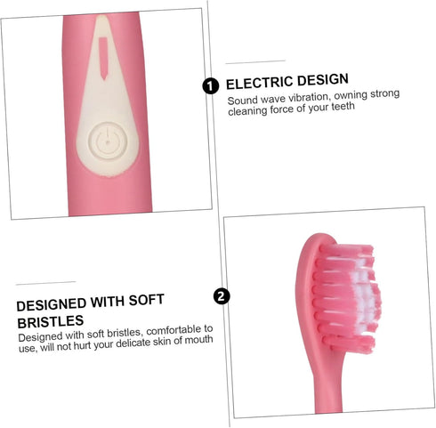 PERSELOSO Pack Electric Cleaning Toothbrush Extra Soft for Adults Sonic Toothbrush Bulk