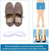 NEPPT Orthopedic Insoles Heel Inserts, Silicone Knee Pads for Women and Men, Corrective Support