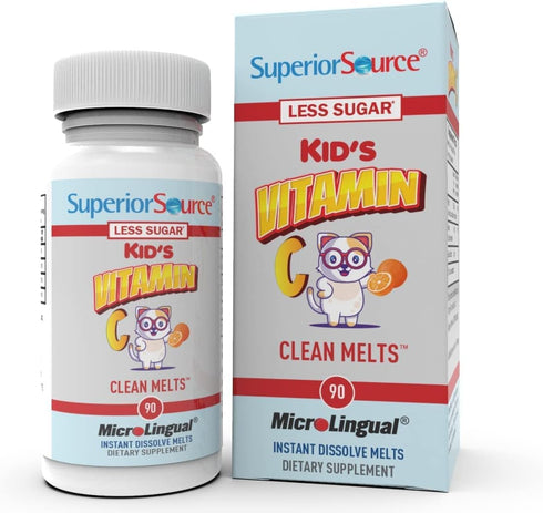 Superior Source Kid’s Vitamin C (125 mg), Quick Dissolve MicroLingual Tablets, 90 Ct