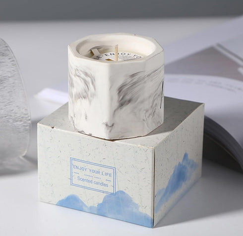 T-shin Candle,150G Plaster Cup Chakra Scented Healing Purify Self Love Aroma Soy Wax Greek Aesthetic Prayer Decorative