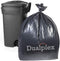 Dualplex 45 Gallon Black Trash Bags, 1.5 Mil, 50 Bags Per Case, 40" X 46"
