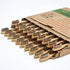 20 Count Bamboo Toothbrushes - Soft + Medium Natural Wood Toothbrushes, Eco-Friendly & Biodegradable