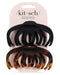 Kitsch Octopus Hair Clips Large Claw Clips for Thick & Thin Hair 2pcs Black & Tortoise