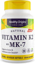 Healthy Origins Vitamin K2 100 mcg (MK-7) - Non-GMO, Gluten Free, Cardiovascular & Bone Support - 60 Veggie Gels