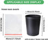 Magesh 3 125 Count 12 Gallon Trash Bag Drawstring - White Small Mini Garbage Bags For Bathroom Can Liter Unscented