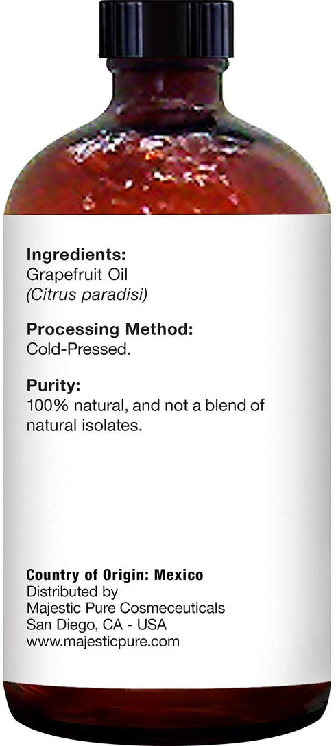 MAJESTIC PURE Grapefruit Essential Oil - 100% Pure & Natural - Premium Grade for Hair Care, Home Diffusers, Skin,