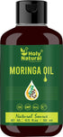 Holy Natural's Moringa Oil - 10.15 fl oz/300ml, Pure & Natural, Cold Pressed Virgin for Skin, Hair, and Body