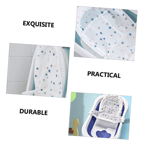 Newborn Bath Support Mat Mesh for Bath Insert Comfortable Bathing Net