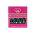 Super Holographic Blue Purple Coffin Nails - Mirror Chrome Square Ladies Fake Nails Quality Tips for Fingers