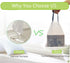 1.2 Gallon Drawstring Trash Bag, Small Garbage Bag, 120 Counts, White