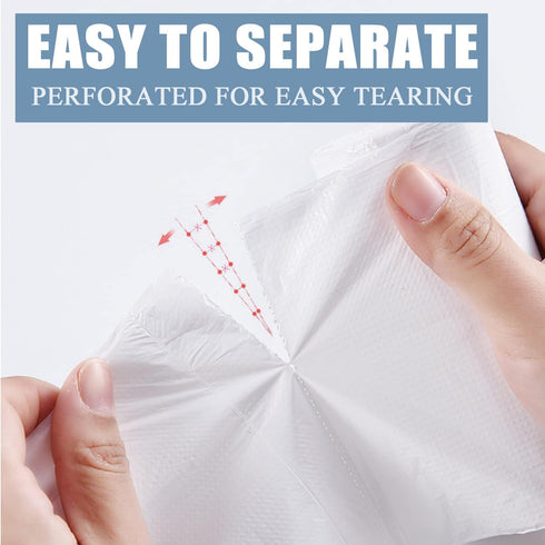 4 Gallon Small Trash Bags, 250 Count, Unscented, Transparent, Durable for Bathroom, Kitchen, Office, Bedroom