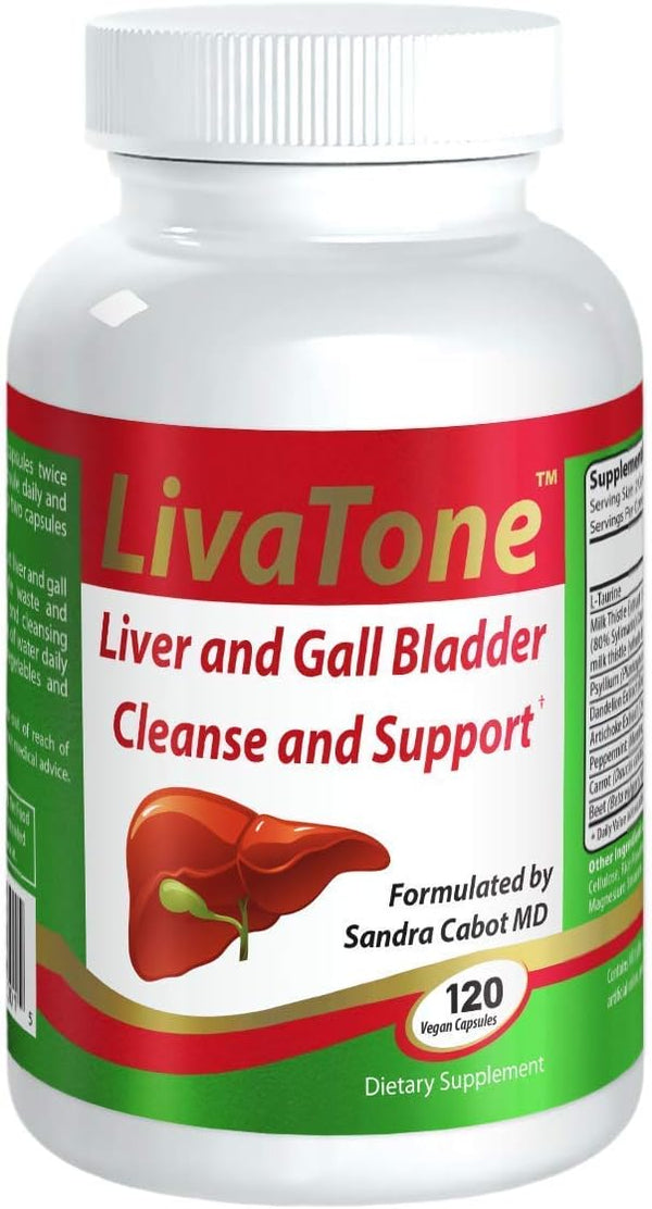 Dr. Formulated Liver Cleanse and Detox Pills, Milk Thistle & Antioxidants, 120 Capsules